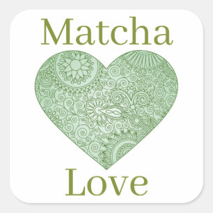 Quadrado Adesivo de Matcha