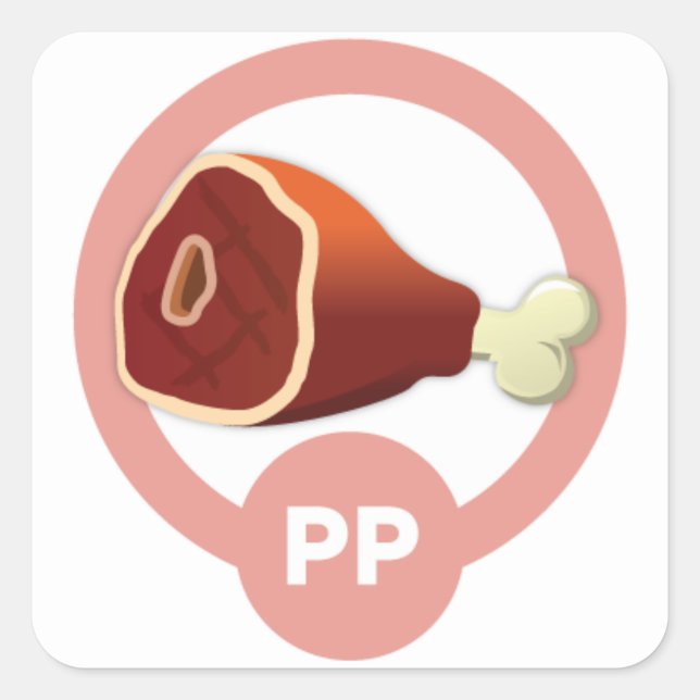 Quadrado Adesivo de proteína pura (fase de cruzeiro) (Frente)