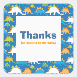 Quadrado Adesivo DINO-mite personalizável