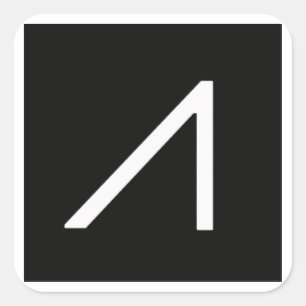 Quadrado Adesivo do logotipo do Google Glass