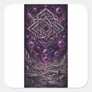 Quadrado Adesivo do Portão de Yog-Sothoth