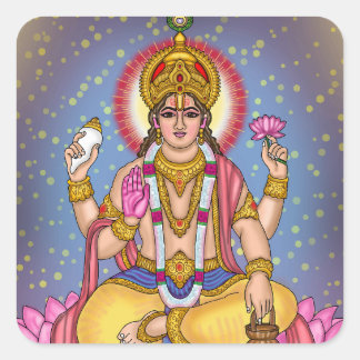Quadrado Adesivo do Senhor Dhanvantari