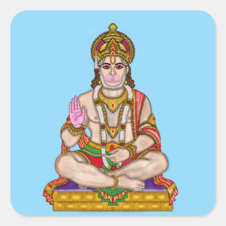 Quadrado Adesivo do Senhor Hanuman