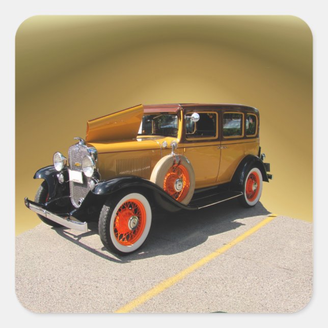 Quadrado Adesivo especial do Chevy ~ (Frente)