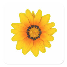 Adesivo flor Amarela Gazânia