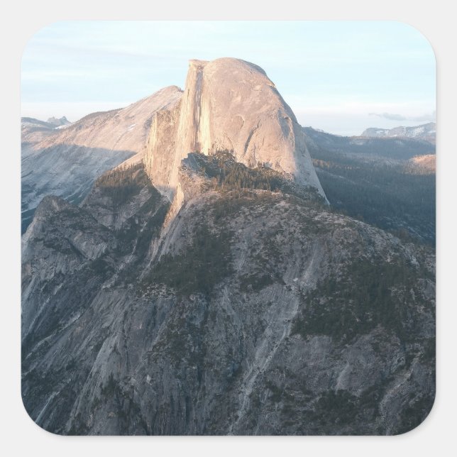 Quadrado Adesivo Half Dome Yosemite (Frente)