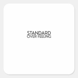 Quadrado Adesivo Minimalista Negrito Disciplina Sobre Motiv