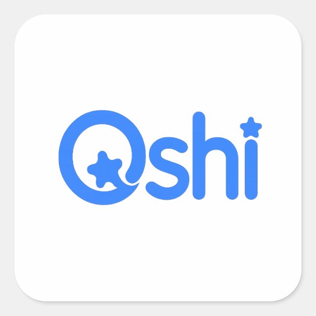 Quadrado Adesivo Oshi (Frente)