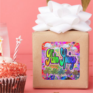 Quadrado Adesivo Palm Springs Vista Express