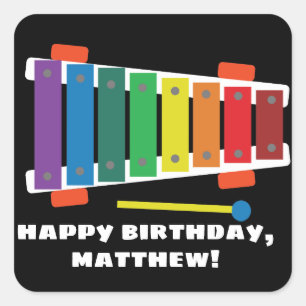 Quadrado Adesivo Personalizado de Brinquedo Clássico do Ra