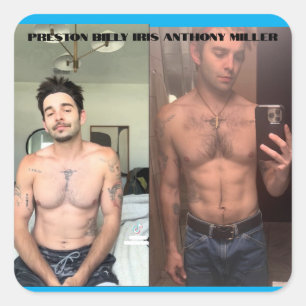 Quadrado Adesivo Preston Billy Iris Anthony Miller