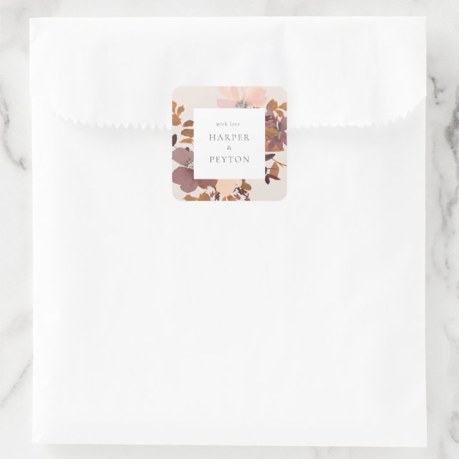 Quadrado Adesivo redondo clássico (Bolsa)