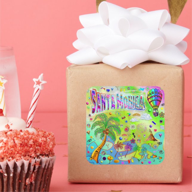 Quadrado Adesivo Santa Monica Timeless Melody (Festa)