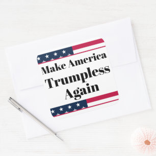 Quadrado Adesivo sem Trump