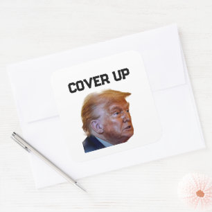 Quadrado Adesivo Trump Acobertamento