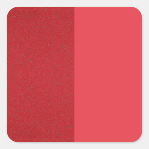 Quadrado Adesivo Vermelho Tomate Fendido Acabamento Fosco –