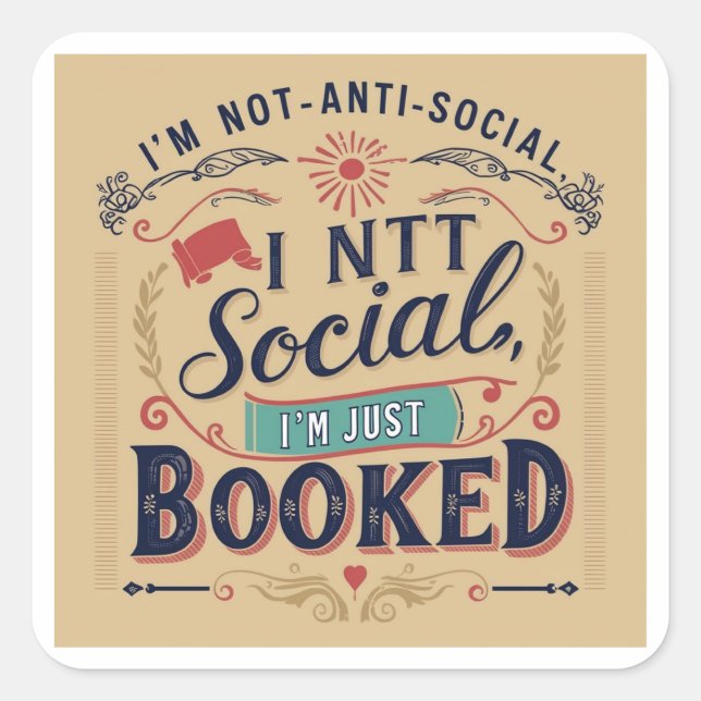 Quadrado Apenas Adesivo Reservado (Frente)