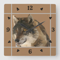 Bastante Relógio De Lobo Poli Baixo