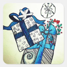 Quadrado Beachy apresenta adesivo