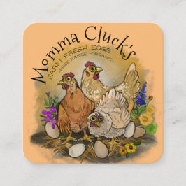 Quadrado Cartão de visita