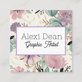 Quadrado Cartão de visita