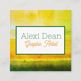 Quadrado Cartão de visita