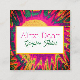 Quadrado Cartão de visita