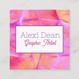 Quadrado Cartão de visita