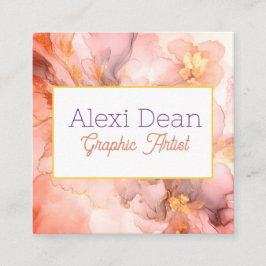 Quadrado Cartão de visita