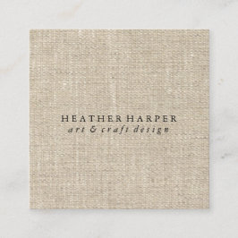 Quadrado Cartão de visita - canvas