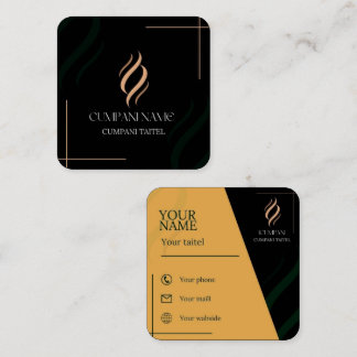 Quadrado, Cartão de visita de 2,5" x 2,5"