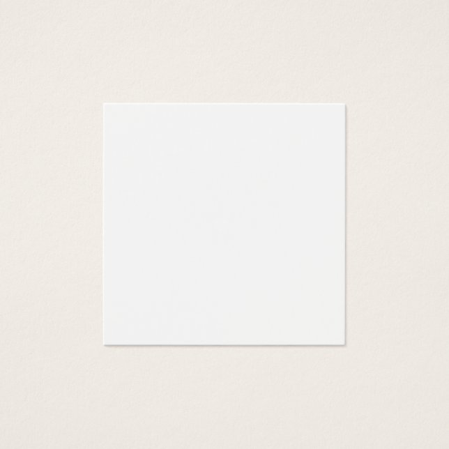 Quadrado, Cartão de visita de 2,5" x 2,5" (Frente)