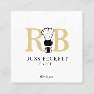 Quadrado Cartão de visita de Lista de Cabelos do Logotipo B