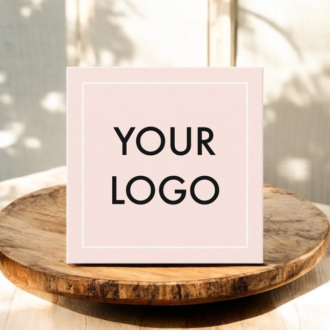 Quadrado Cartão de visita de logotipo profissional mínimo (Criador carregado)