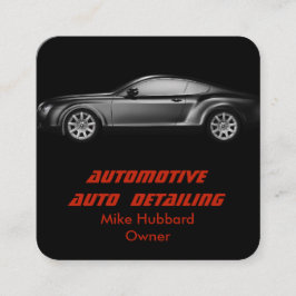 Quadrado Cartão de visita de Serviço de Descarte Automático