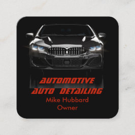 Quadrado Cartão de visita de Serviço de Descarte Automático