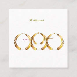 Quadrado Cartão de visita inspirado