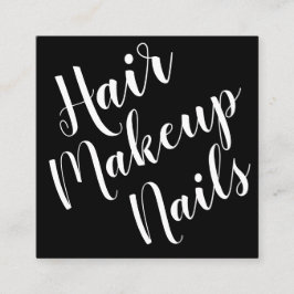 Quadrado Cartão de visita minimalista elegante do