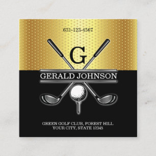 Quadrado Cartão de Visita Personalizado Simples Elegante Gr