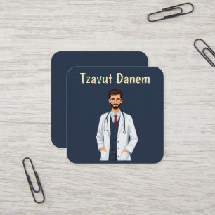 Quadrado Cartão de Visita Tzavut Danem