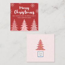 cartão de visita vermelho bonito