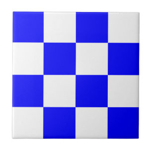 Quadrado Checkered branco azul de NOVEMBRO