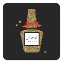 CORREIO NAIL! Adesivo elegante de envelop elegante