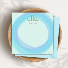 Quadrado da placa de exibição com o anel dos círcu