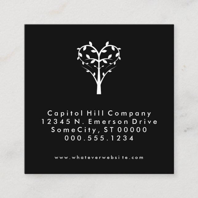 quadrado de árvore cardíaca de referência (Frente)