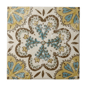 Quadrado de Batik Não Embelezado II