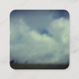 Quadrado design de cartão de visita e estilo