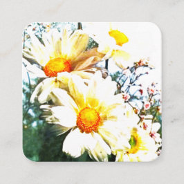 Quadrado design de cartão de visita e estilo