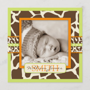 Quadrado do anúncio do verde do menino do safari