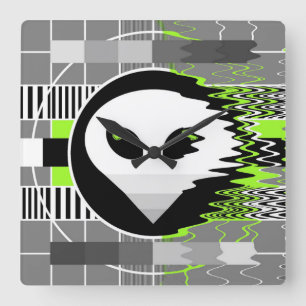 quadrado do relógio da TV Alienígena